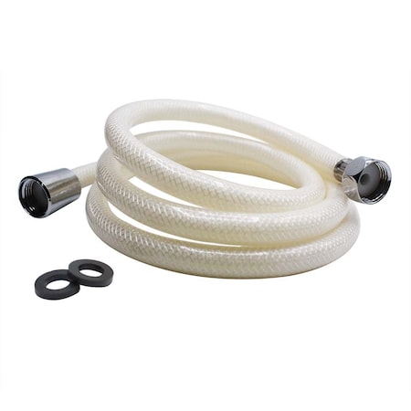 Thrifco Plumbing 59 Inch White Vinyl Shower Hose 4400166